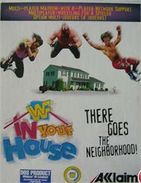 Box cover for WWF in Your House on the Microsoft DOS.