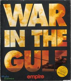 Box cover for War in the Gulf on the Microsoft DOS.