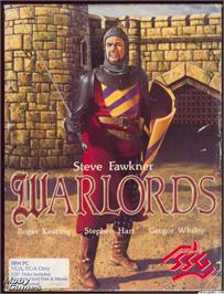 Box cover for Warlords on the Microsoft DOS.