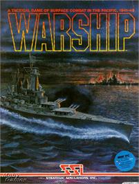 Box cover for Warship on the Microsoft DOS.