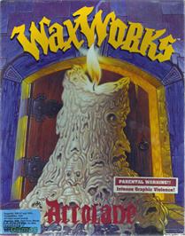 Box cover for WaxWorks on the Microsoft DOS.