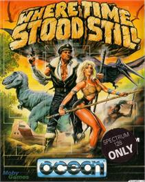 Box cover for Where Time Stood Still on the Microsoft DOS.