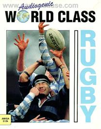 Box cover for World Class Rugby on the Microsoft DOS.