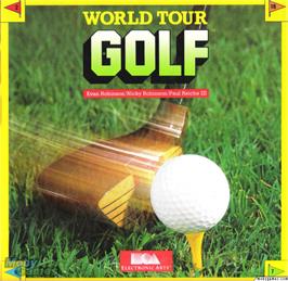Box cover for World Tour Golf on the Microsoft DOS.
