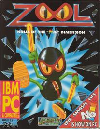 Box cover for Zool on the Microsoft DOS.