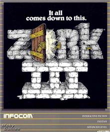 Box cover for Zork III - The Dungeon Master on the Microsoft DOS.