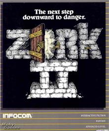 Box cover for Zork II - The Wizard of Frobozz on the Microsoft DOS.