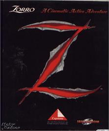 Box cover for Zorro on the Microsoft DOS.