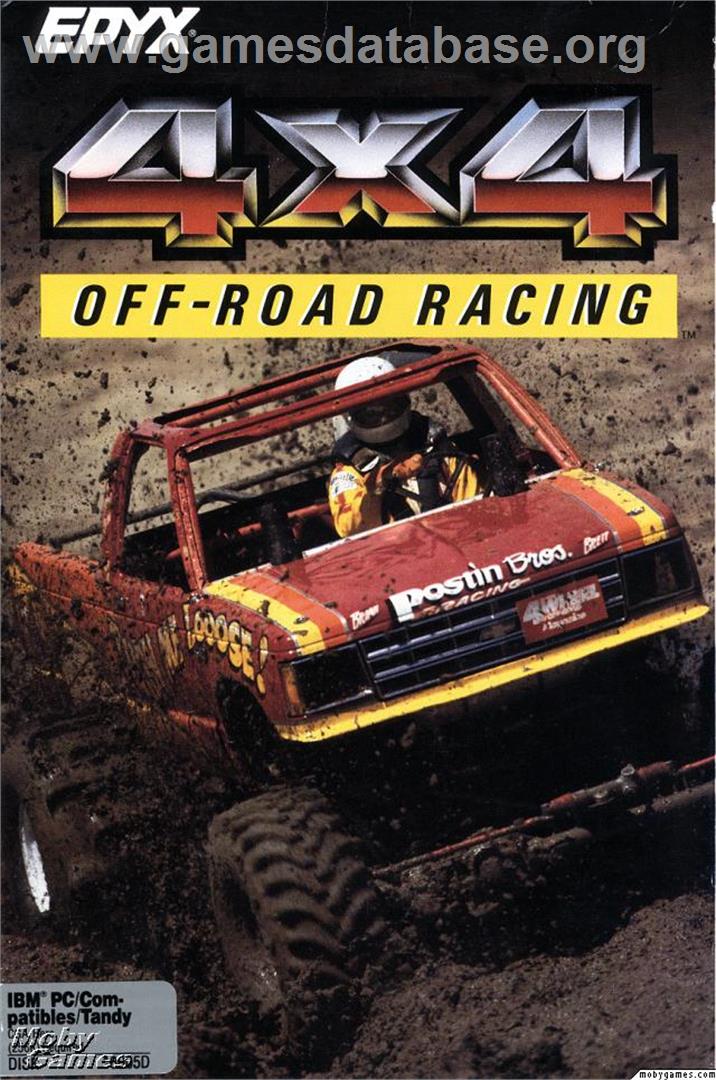 4x4 Off-Road Racing - Microsoft DOS - Artwork - Box