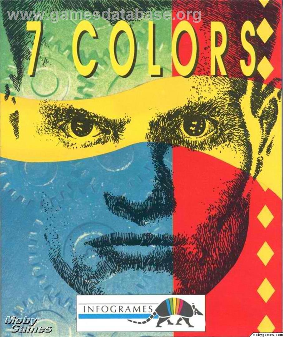 7 Colors - Microsoft DOS - Artwork - Box