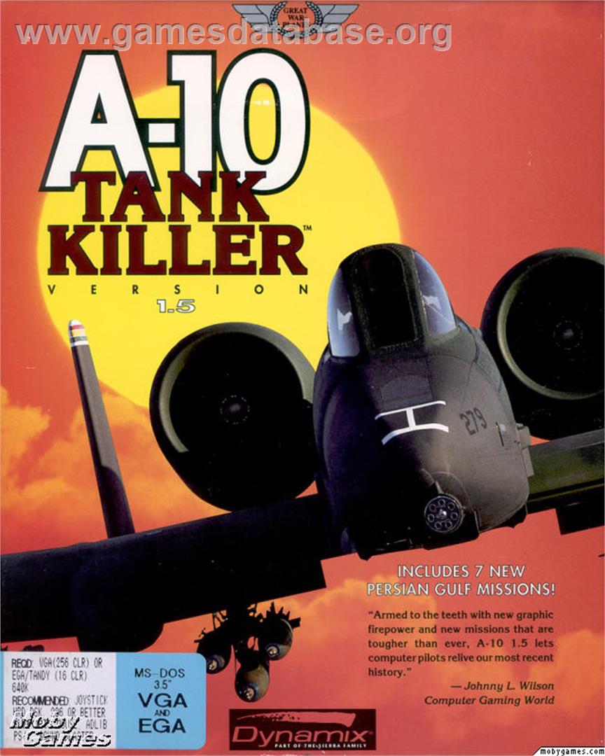 A-10 Tank Killer - Microsoft DOS - Artwork - Box