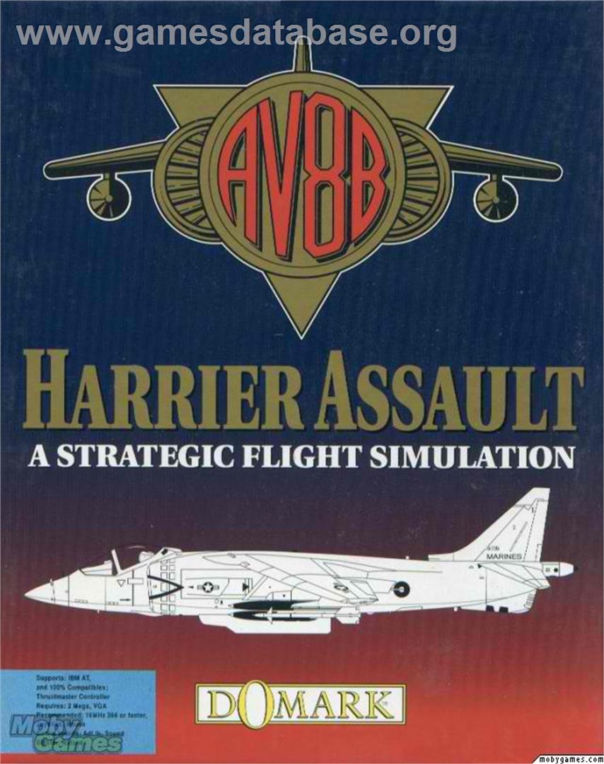 AV8B Harrier Assault - Microsoft DOS - Artwork - Box
