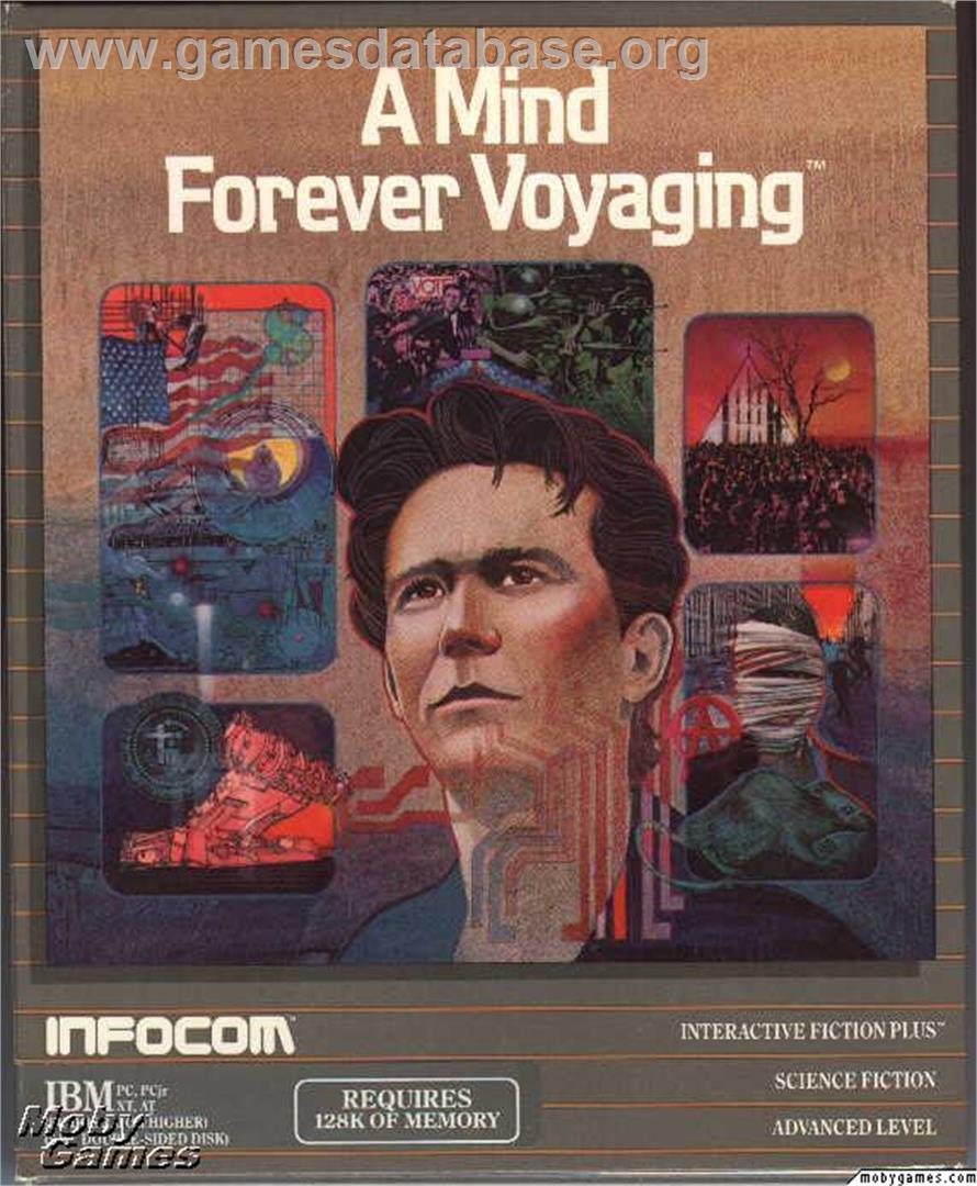 A Mind Forever Voyaging - Microsoft DOS - Artwork - Box