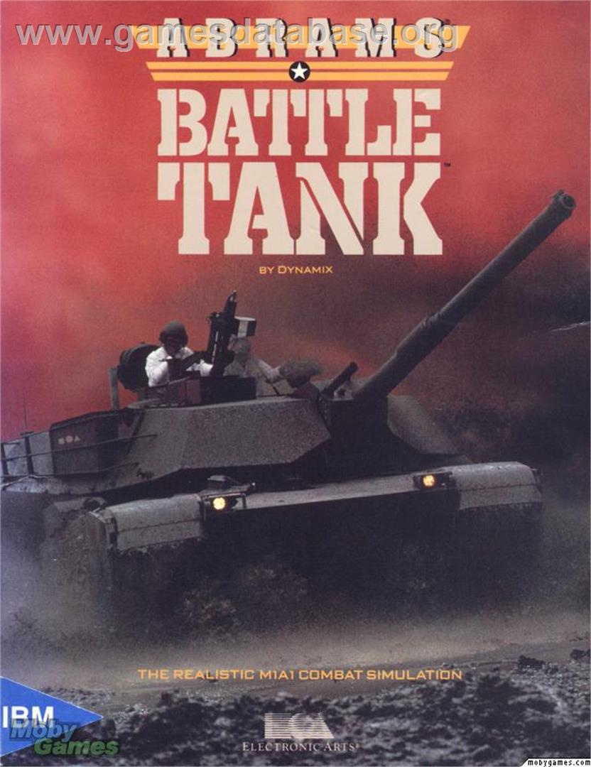 Abrams Battle Tank - Microsoft DOS - Artwork - Box