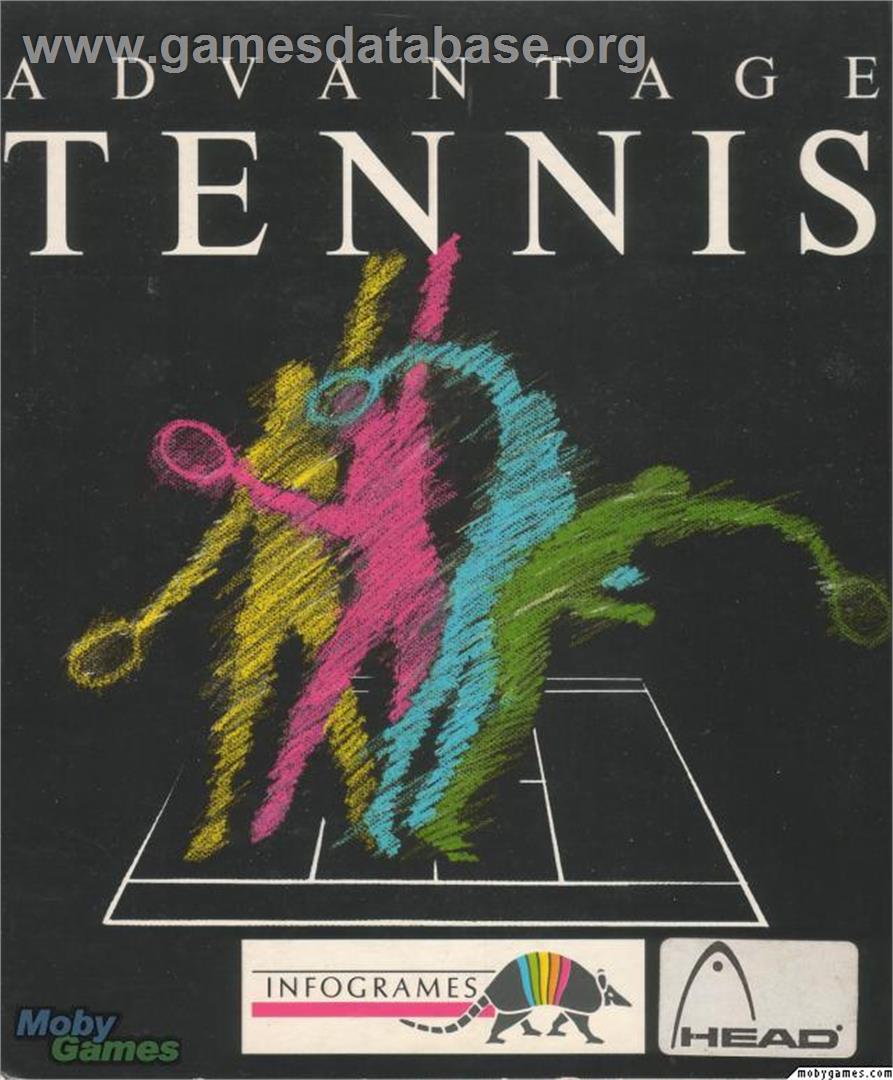 Advantage Tennis - Microsoft DOS - Artwork - Box