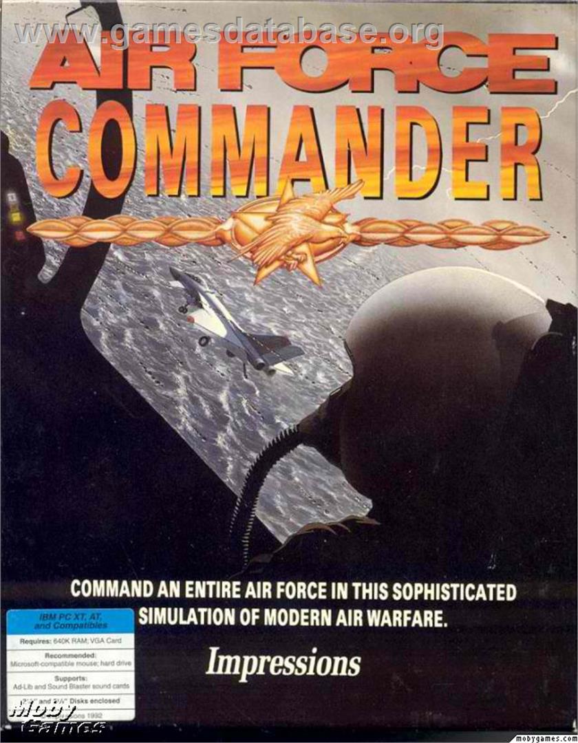 Air Force Commander - Microsoft DOS - Artwork - Box