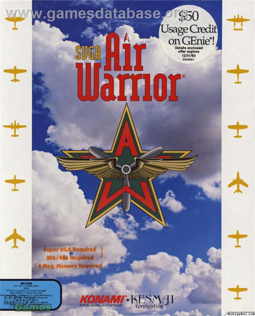 Air Warrior - Microsoft DOS - Artwork - Box
