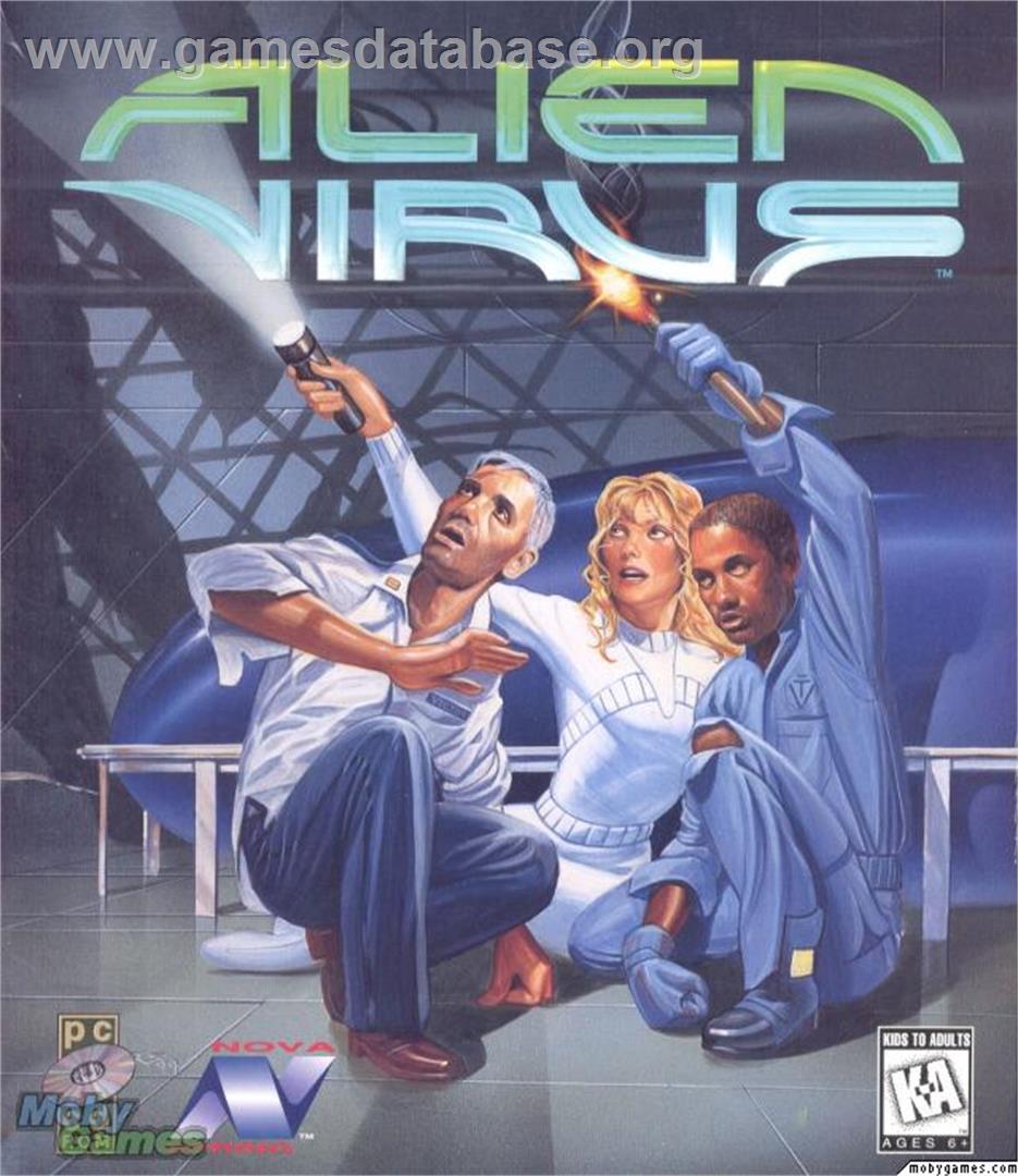Alien Virus - Microsoft DOS - Artwork - Box