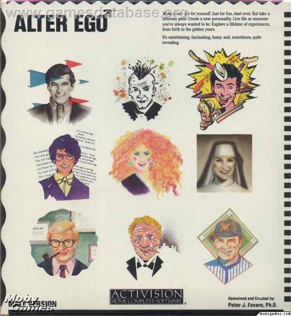 Alter Ego - Microsoft DOS - Artwork - Box