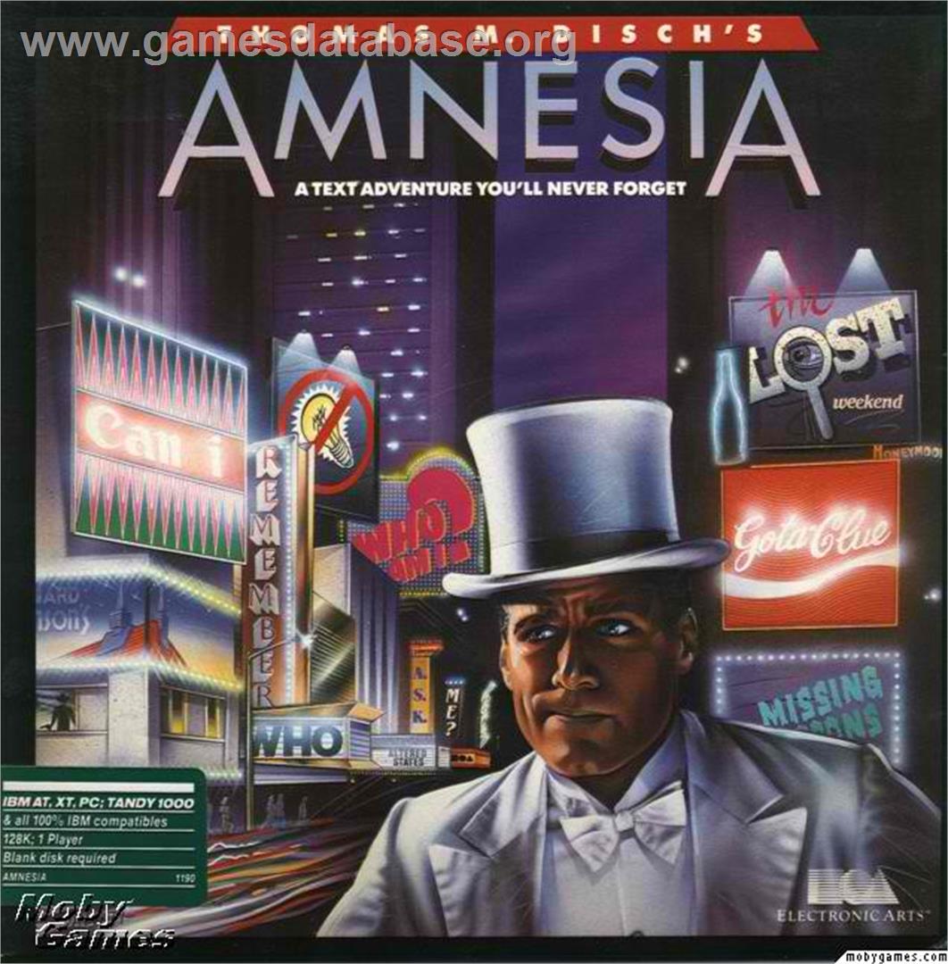 Amnesia - Microsoft DOS - Artwork - Box