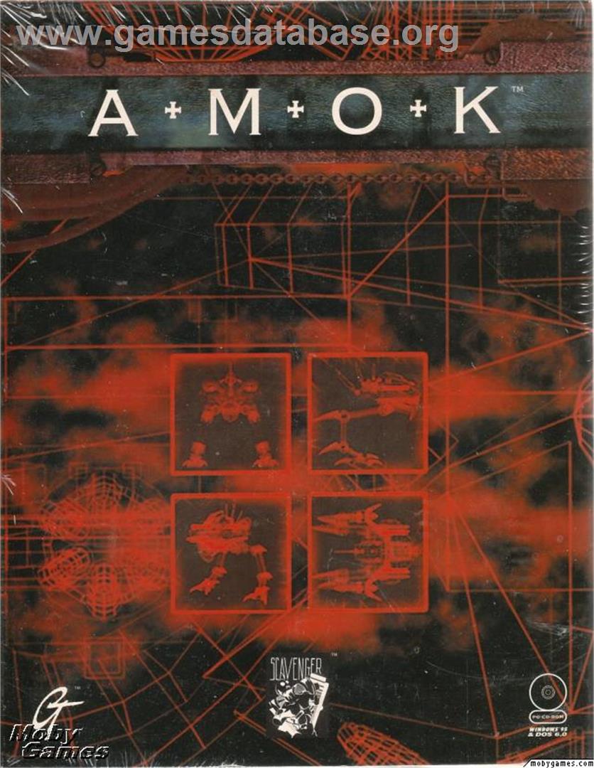 Amok - Microsoft DOS - Artwork - Box