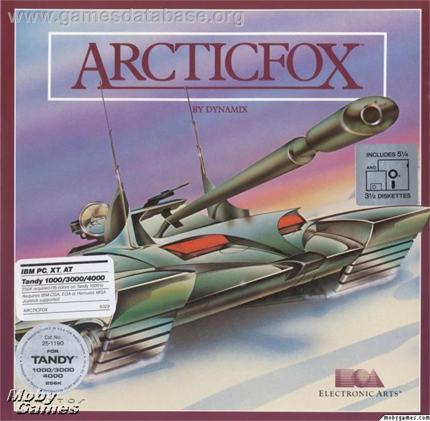 Arcticfox - Microsoft DOS - Artwork - Box