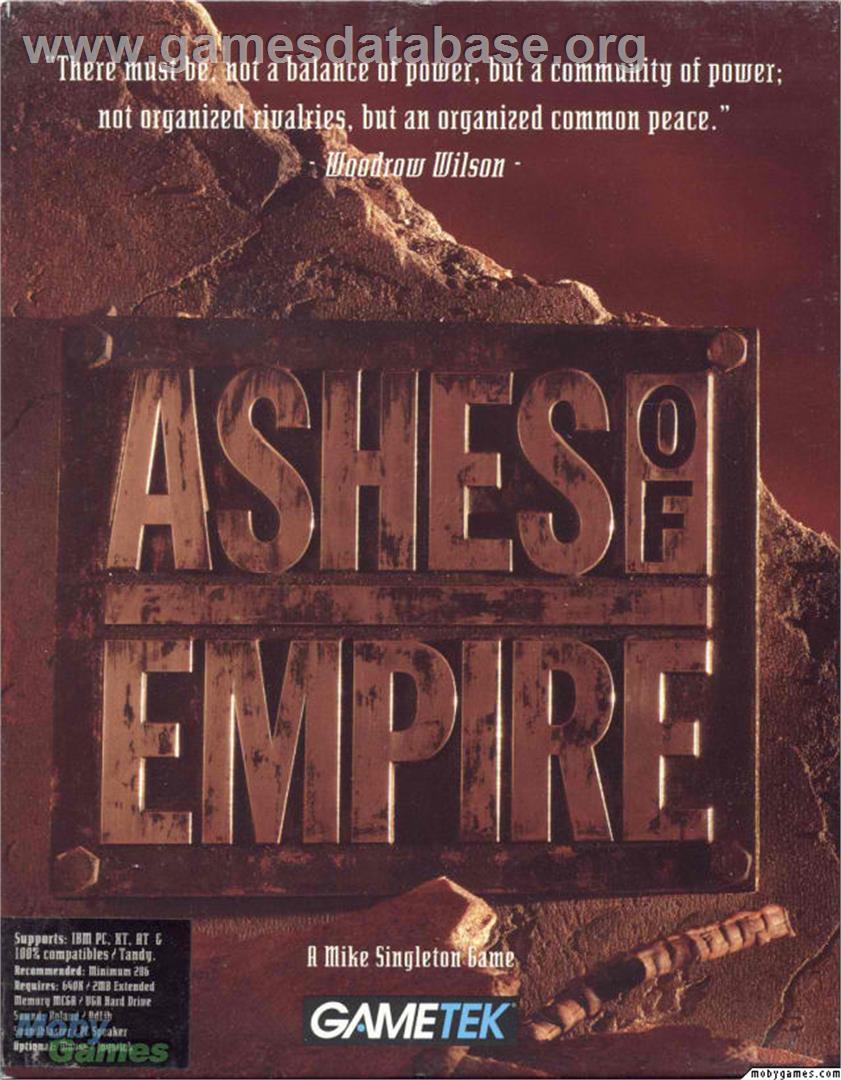 Ashes of Empire - Microsoft DOS - Artwork - Box