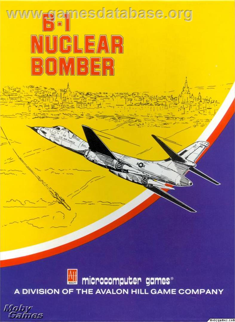 B-1 Nuclear Bomber - Microsoft DOS - Artwork - Box