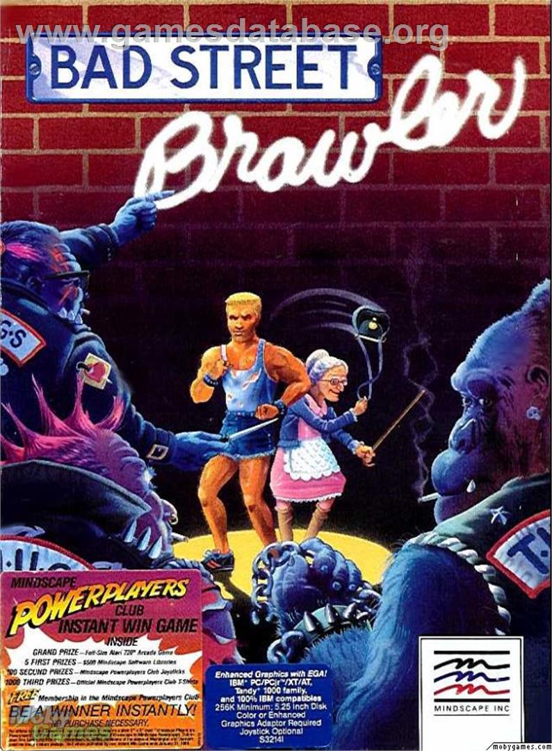 Bad Street Brawler - Microsoft DOS - Artwork - Box