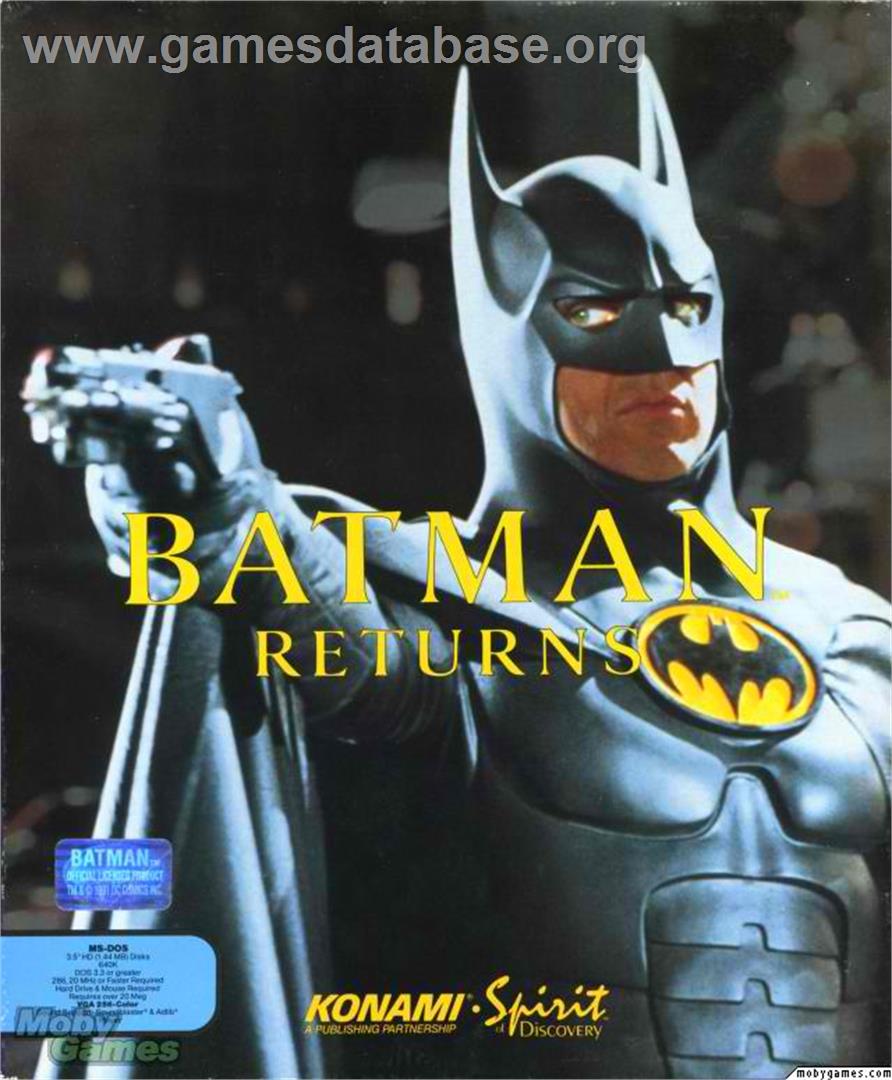 Batman Returns - Microsoft DOS - Artwork - Box