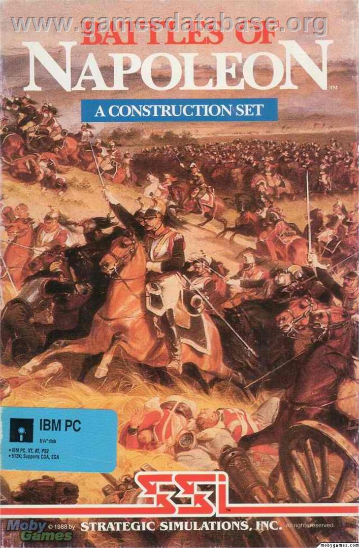 Battles of Napoleon - Microsoft DOS - Artwork - Box
