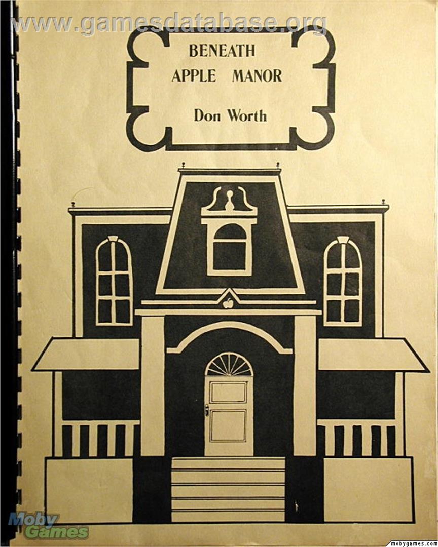 Beneath Apple Manor - Microsoft DOS - Artwork - Box