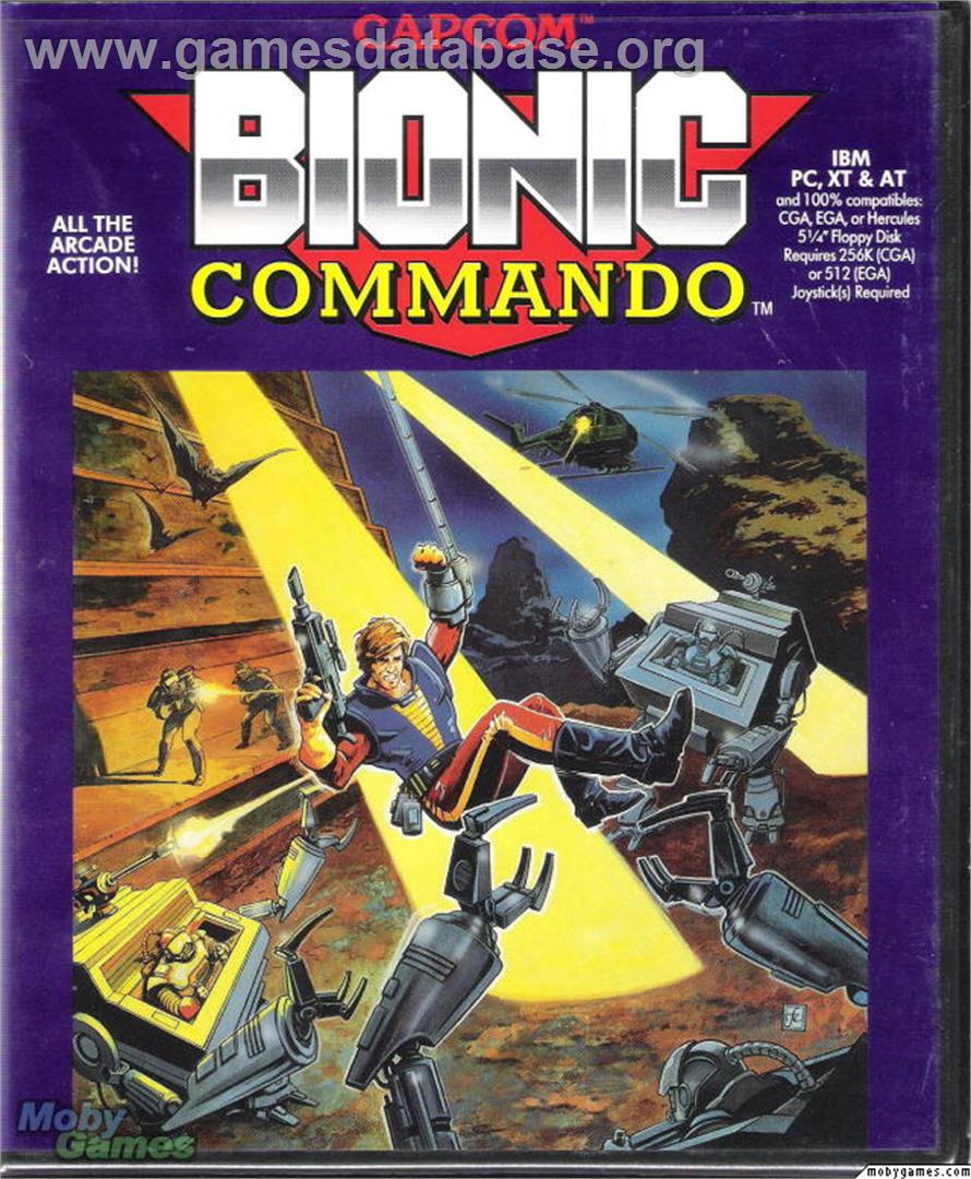 Bionic Commando - Microsoft DOS - Artwork - Box