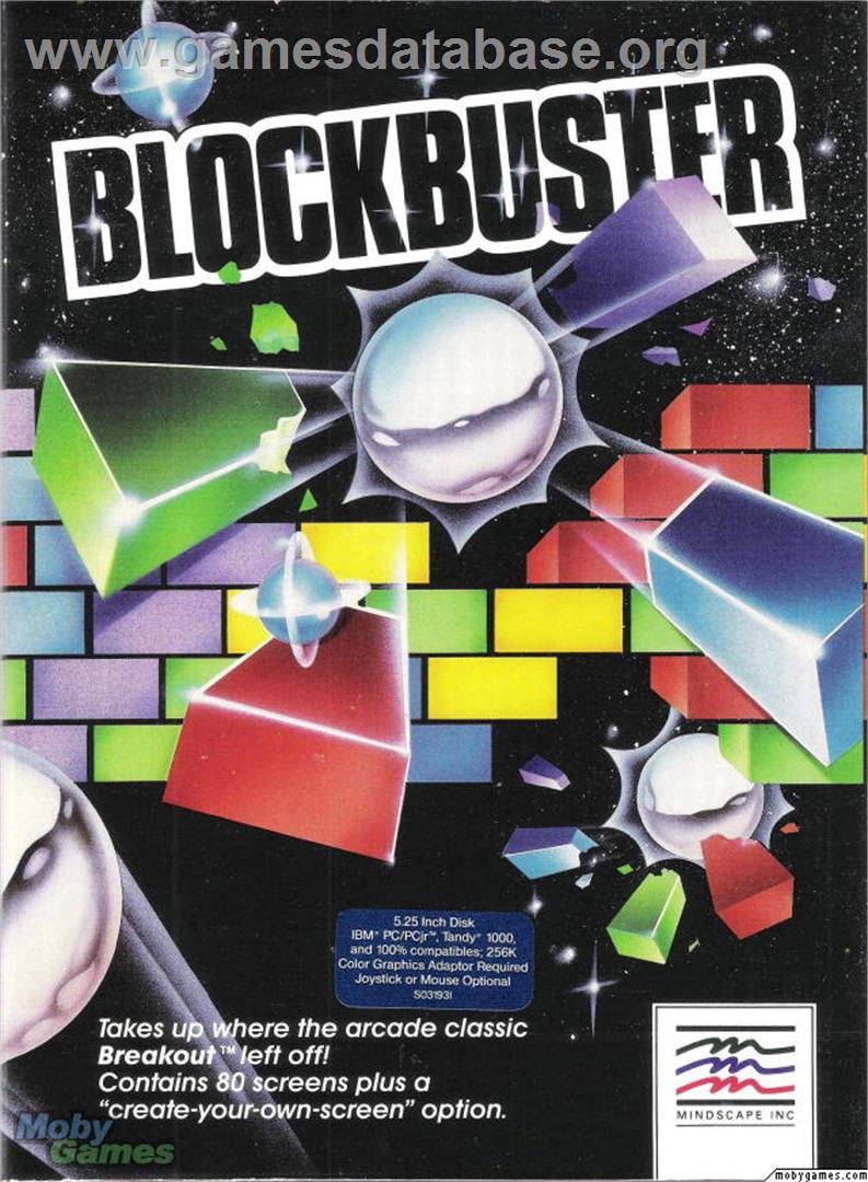 Blockbuster - Microsoft DOS - Artwork - Box