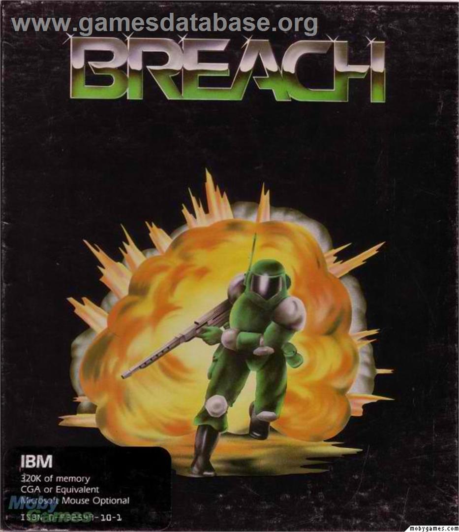 Breach - Microsoft DOS - Artwork - Box