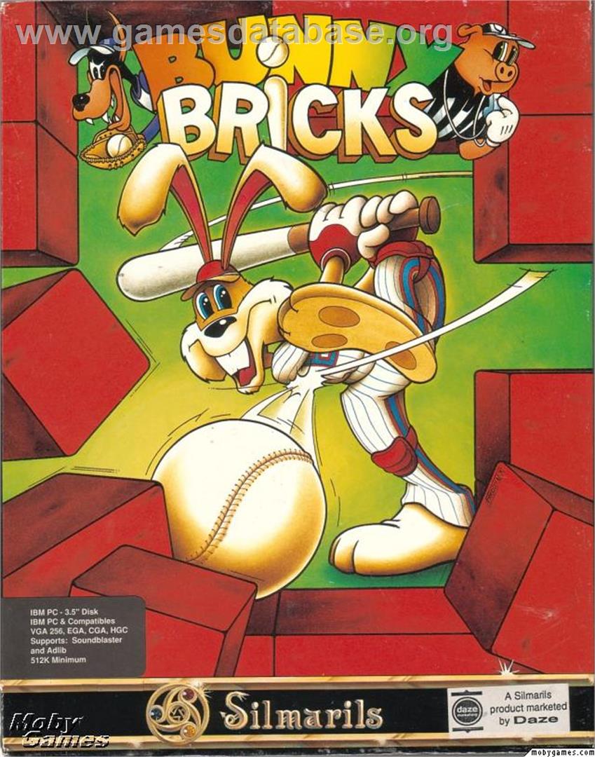 Bunny Bricks - Microsoft DOS - Artwork - Box