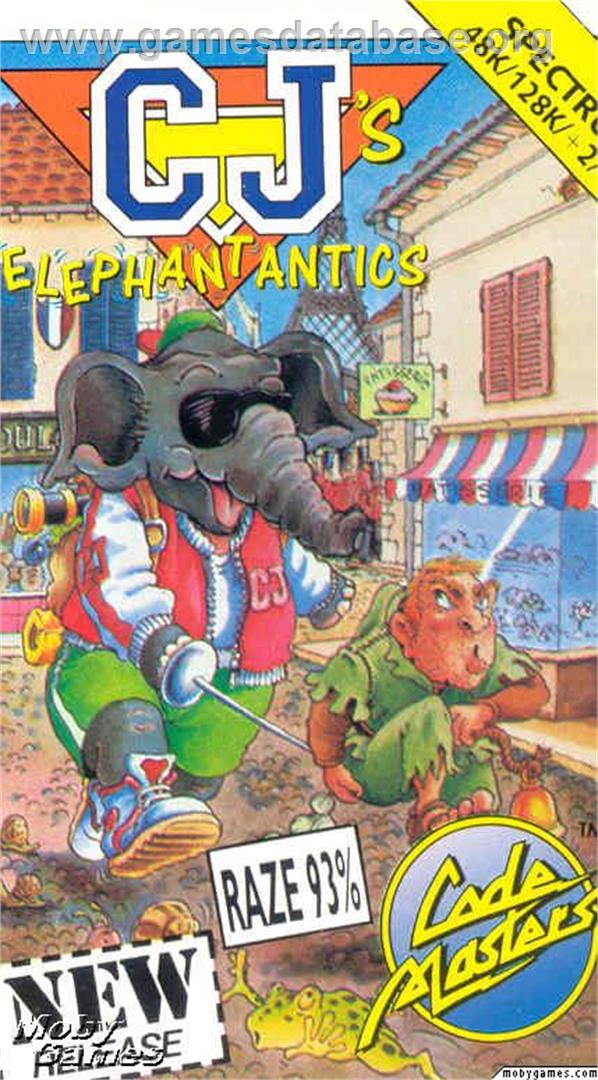 CJ's Elephant Antics - Microsoft DOS - Artwork - Box