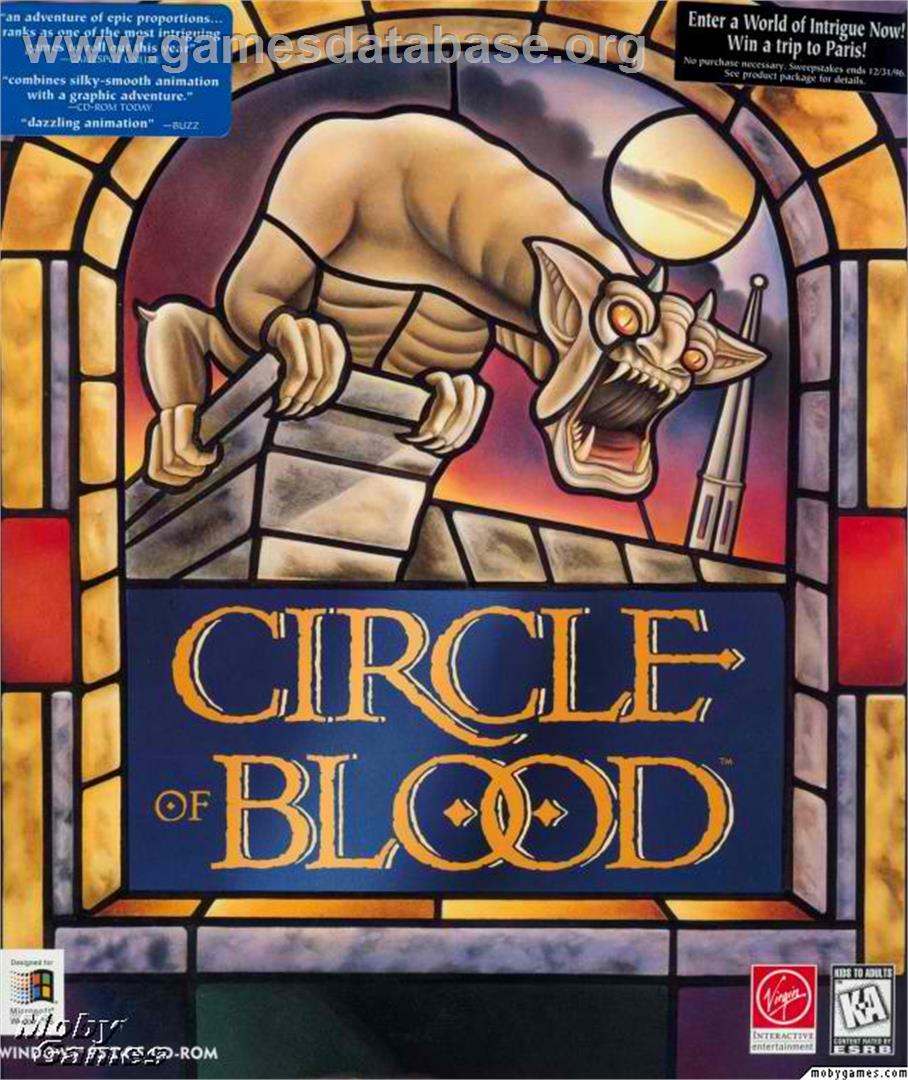 Circle of Blood - Microsoft DOS - Artwork - Box