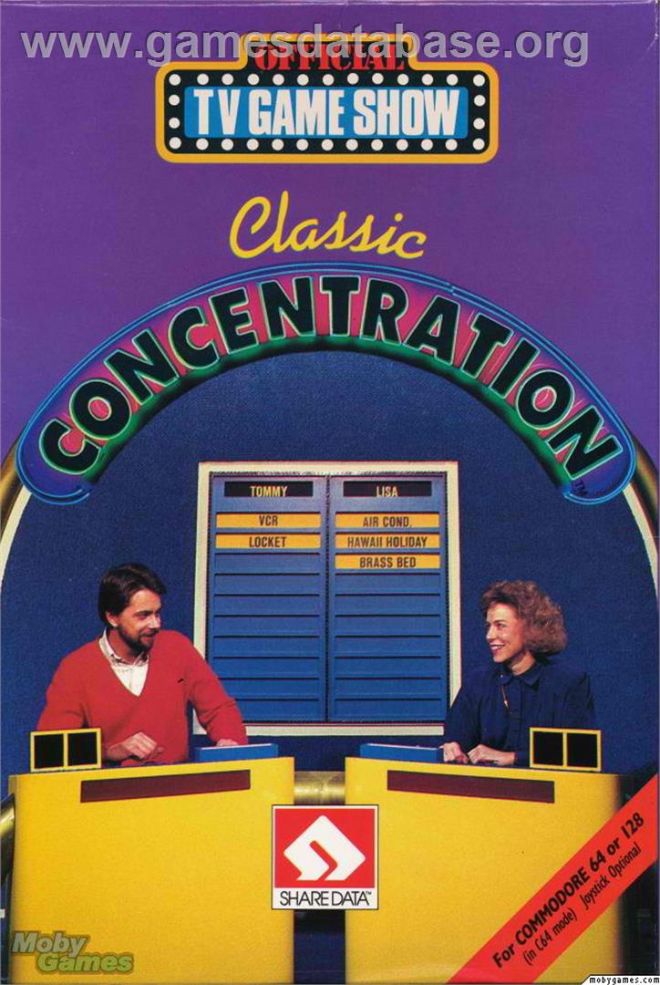Classic Concentration - Microsoft DOS - Artwork - Box