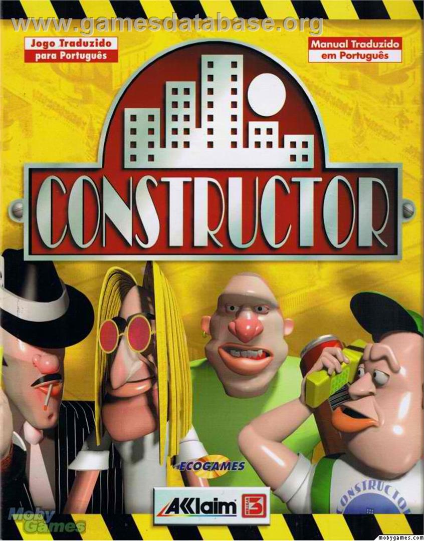 Constructor - Microsoft DOS - Artwork - Box