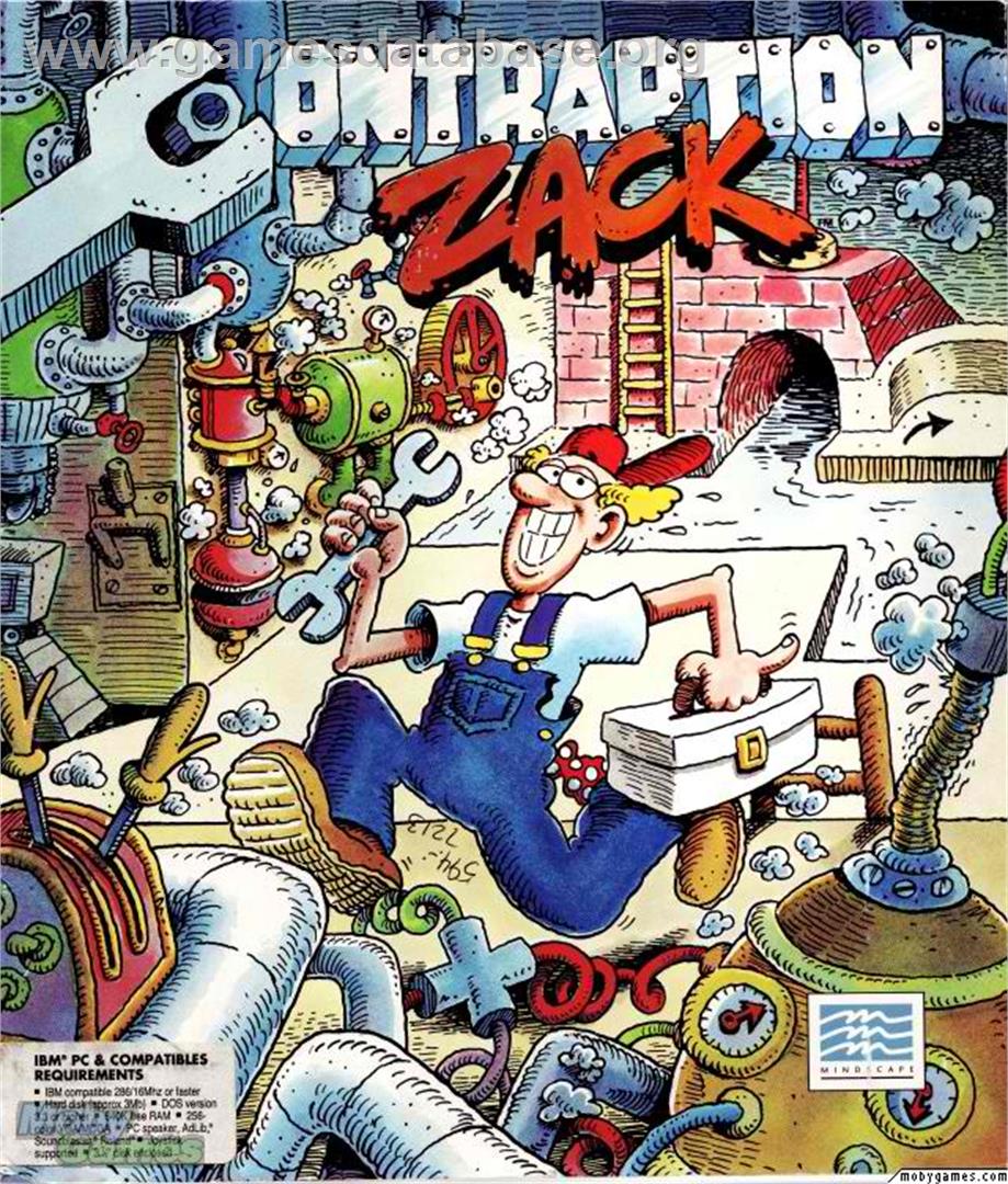 Contraption Zack - Microsoft DOS - Artwork - Box