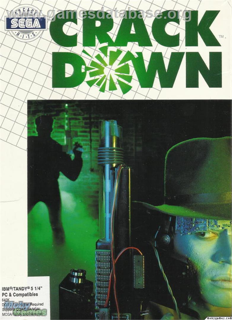 Crack Down - Microsoft DOS - Artwork - Box