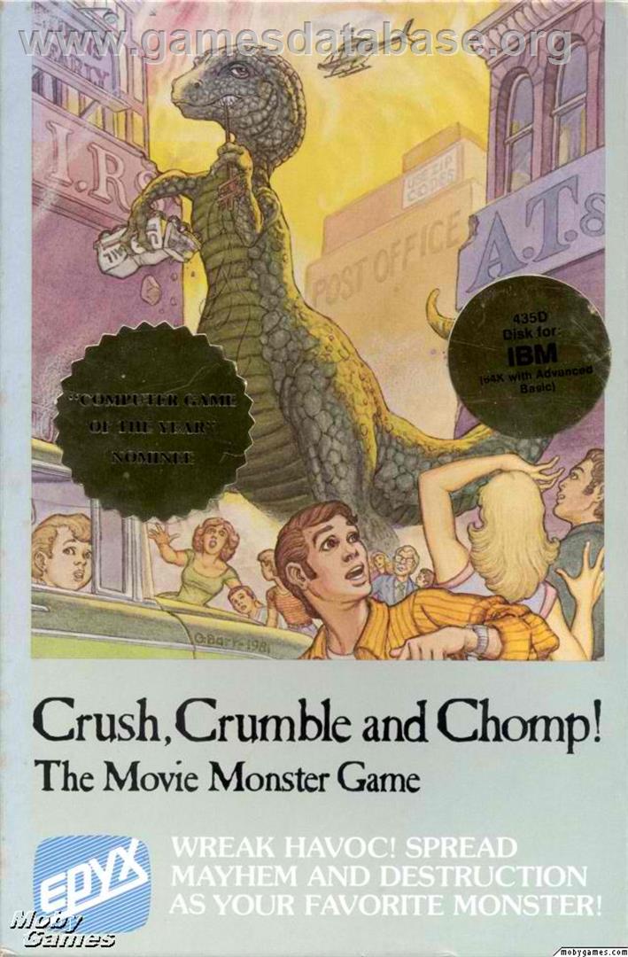 Crush, Crumble and Chomp! - Microsoft DOS - Artwork - Box