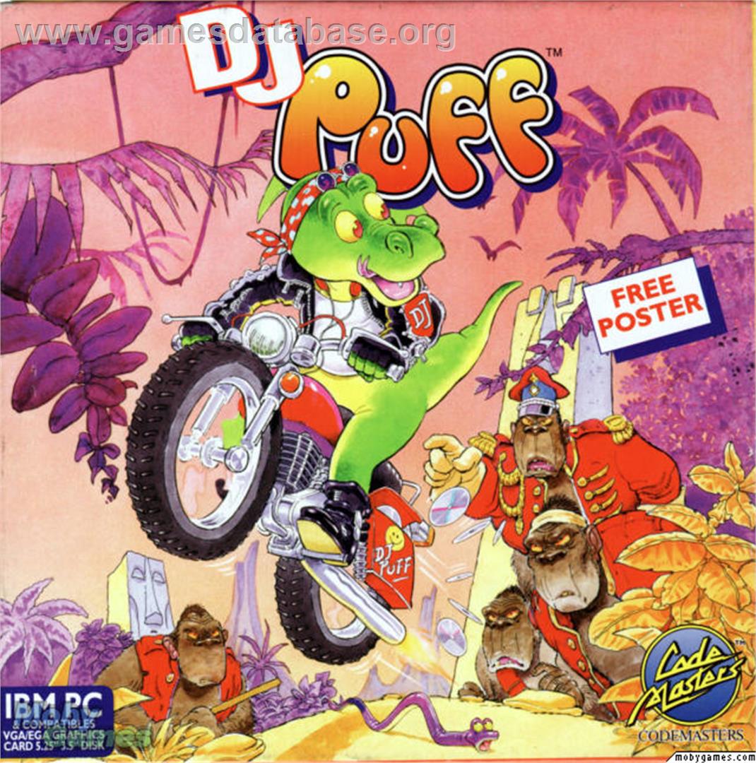 DJ Puff's Volcanic Capers - Microsoft DOS - Artwork - Box