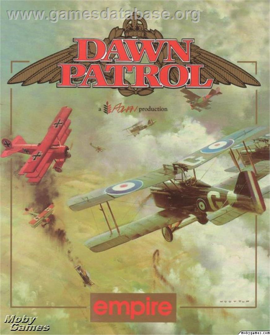 Dawn Patrol - Microsoft DOS - Artwork - Box