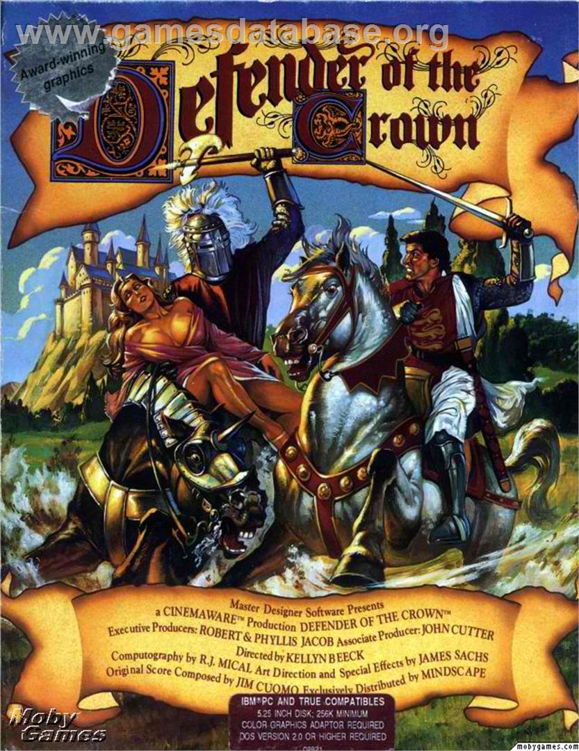 Defender of the Crown - Microsoft DOS - Artwork - Box