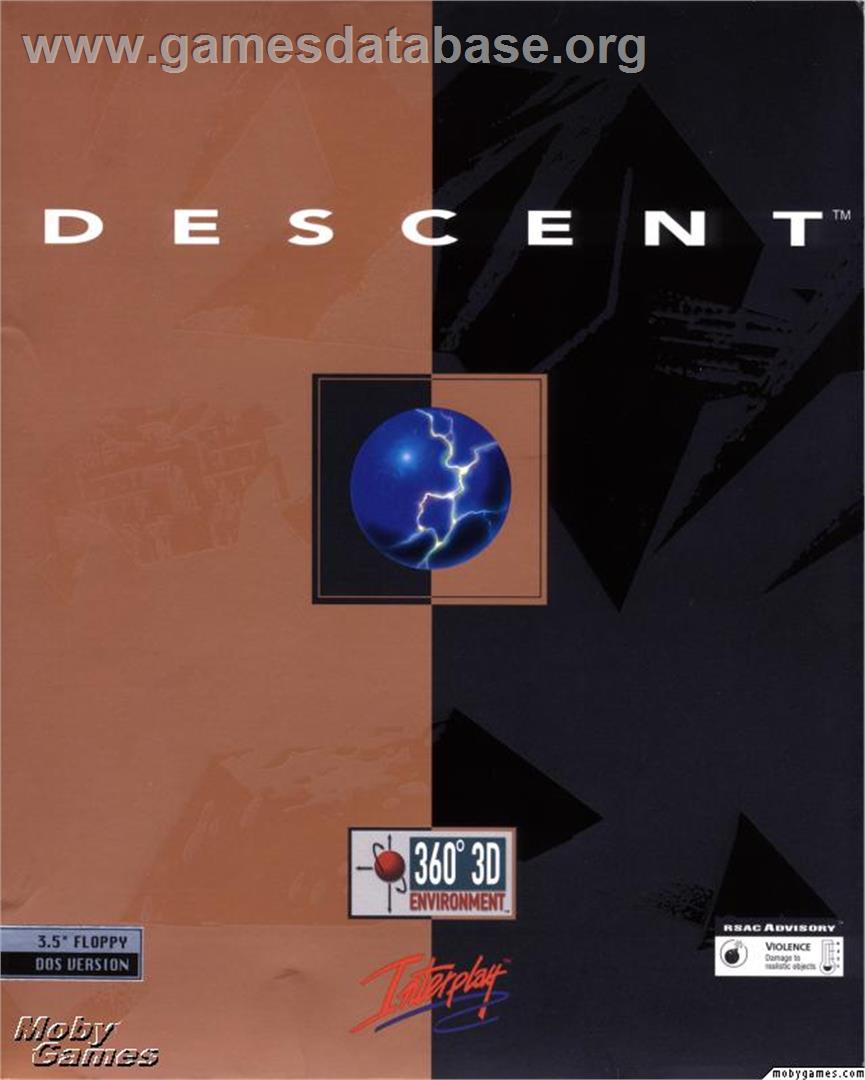 Descent - Microsoft DOS - Artwork - Box