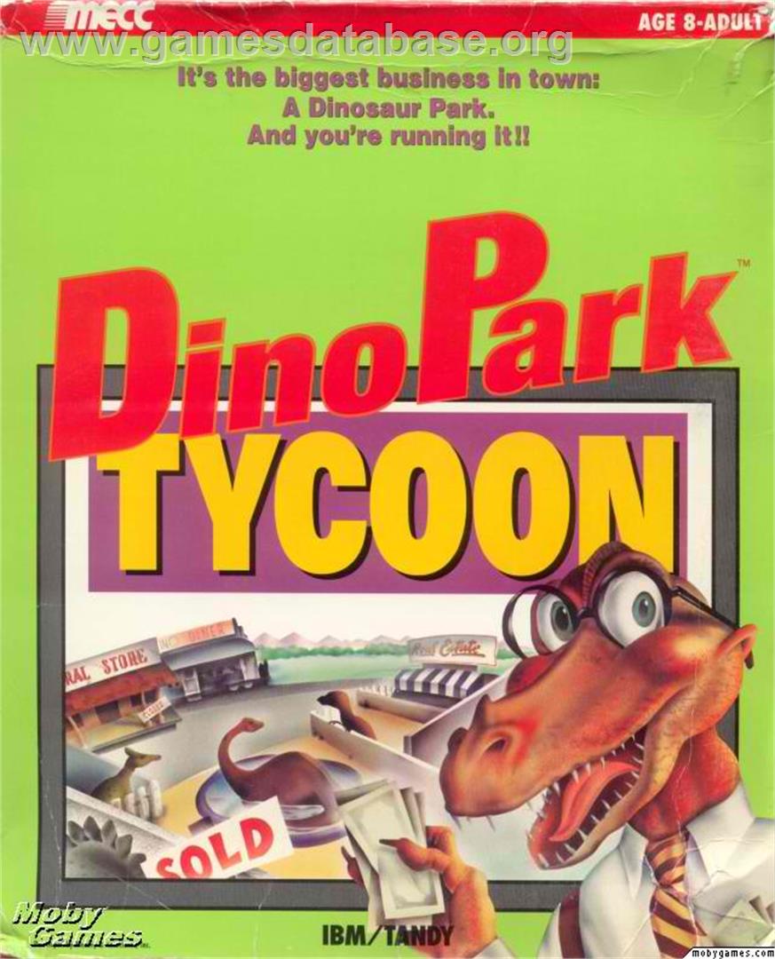 Dinopark Tycoon - Microsoft DOS - Artwork - Box