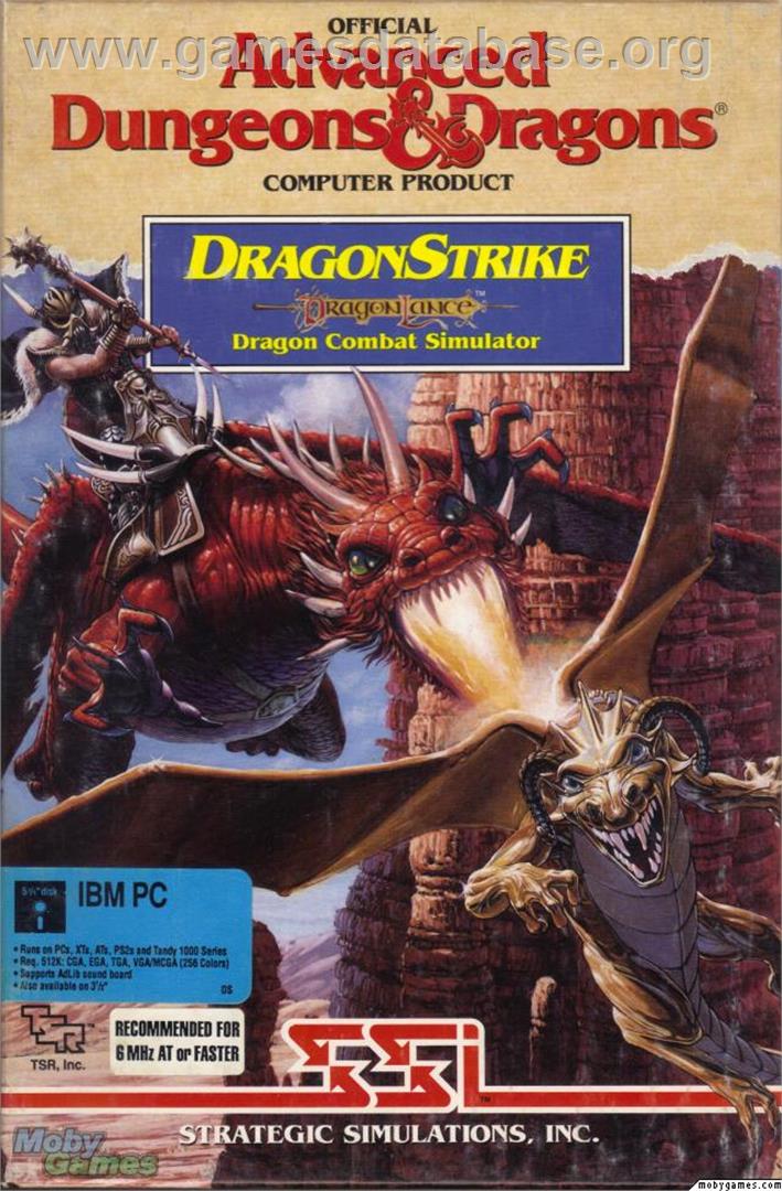 DragonStrike - Microsoft DOS - Artwork - Box