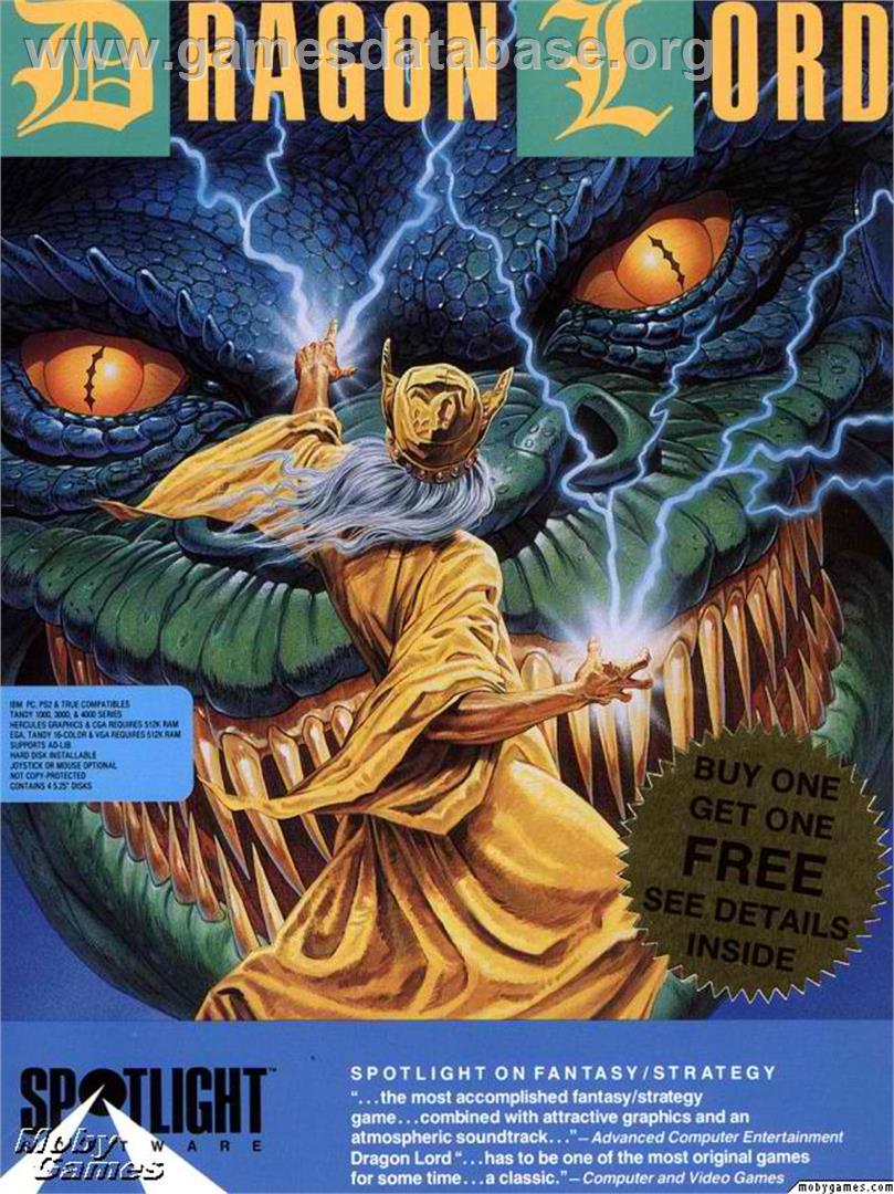 Dragon Lord - Microsoft DOS - Artwork - Box